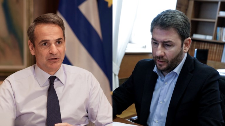 Νίκος Ανδρουλάκης Κυριάκος Μητσοτάκης