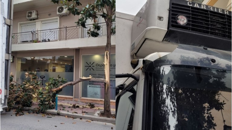 Λάρισα, φορτηγό