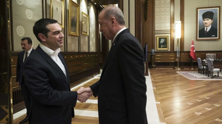Άγκυρα: Ολοκληρώθηκε η συνάντηση Τσίπρα-Ερντογάν στο Προεδρικό Μέγαρο
