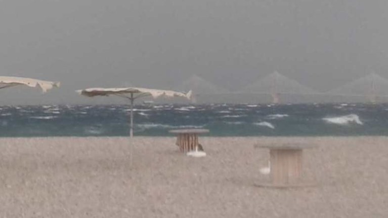 Ξαφνικό μπουρίνι στην Πάτρα - Αγνοείται άνδρας στη Ναυπακτία (φωτό&βίντεο)