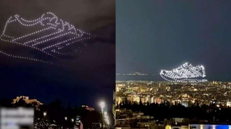 H Adidas απαντά για το drone show: &quot;Η εικόνα της Ακρόπολης δεν χρησιμοποιήθηκε για διαφημιστικούς σκοπούς&quot;