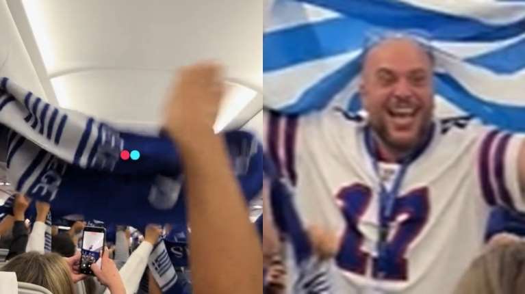 Γαλανόλευκη "εισβολή" στη Λετονία: Βρήκαν εισιτήρια, μπήκαν στα αεροπλάνα και άρχισαν τα συνθήματα [βίντεο]