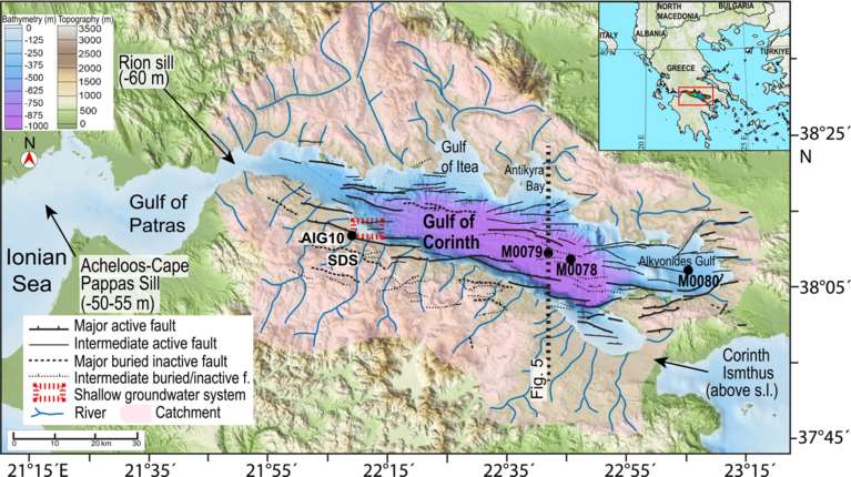 Γλυκό νερό εντοπίστηκε κάτω από τον θαλάσσιο πυθμένα του Κορινθιακού Κόλπου