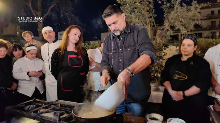 Γιορτή γκόγκας στο Αργος: Βραδιά γεμάτη γεύσεις και παράδοση με τον σεφ Πάνο Ιωαννίδη [εικόνες]