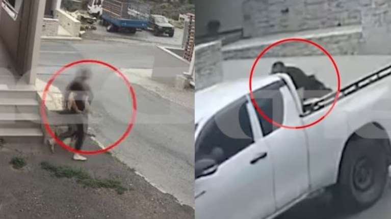 Ντοκουμέντα από τα Βορίζια: Το αγροτικό με το πτώμα του Καργάκη και η γυναίκα του που τρέχει να δει τι έγινε