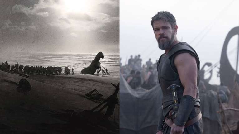 Εντυπωσιακές εικόνες από την &quot;Οδύσσεια&quot; - Ο Ντέιμον στον ρόλο του ομηρικού ήρωα και ο Δούρειος Ίππος