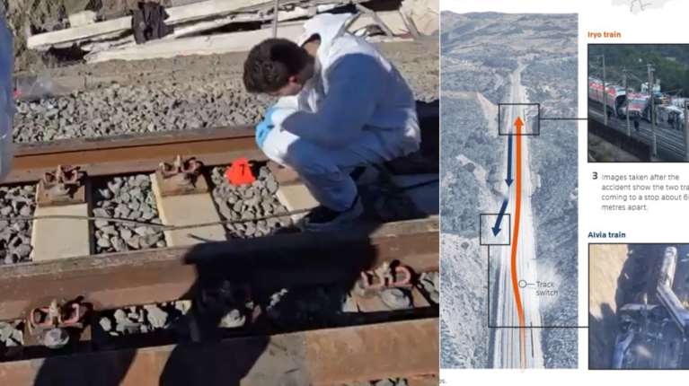 Τραγωδία στην Ισπανία: Σπασμένος σύνδεσμος στις ράγες - Σχεδιάγραμμα με το πώς έγινε το δυστύχημα