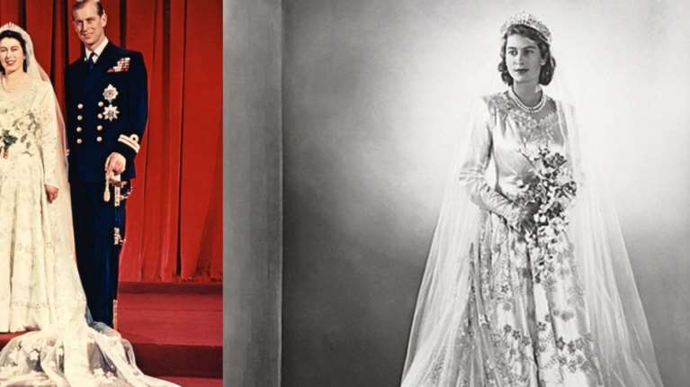 Σε έκθεση μόδας το υπέροχο νυφικό της Ελισάβετ - Χρειάστηκαν 350 μοδίστρες και 10.000 μαργαριτάρια - Πόσο θα κόστιζε σήμερα