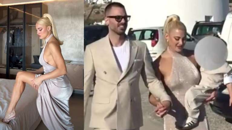 Ιωάννα Τούνη: Επίσημη εμφάνιση με τον νέο της σύντροφο - Σε βάπτιση στη Μύκονο [βίντεο]