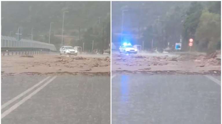 Κακοκαιρία: Έκλεισε η εθνική οδός Ηγουμενίτσας–Πλαταριάς λόγω κατολίσθησης [βίντεο]