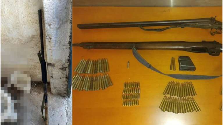 Άγριο μακελειό στα Βορίζια: Αυτά είναι τα όπλα της βεντέτας που κατέσχεσε η Αστυνομία [εικόνες]