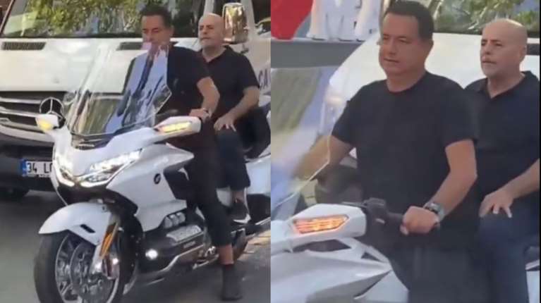 Τουρκία: Viral το βίντεο με Ατζούν Ιλιτζαλί και Γιάννη Αλαφούζο πάνω σε μοτοσικλέτα