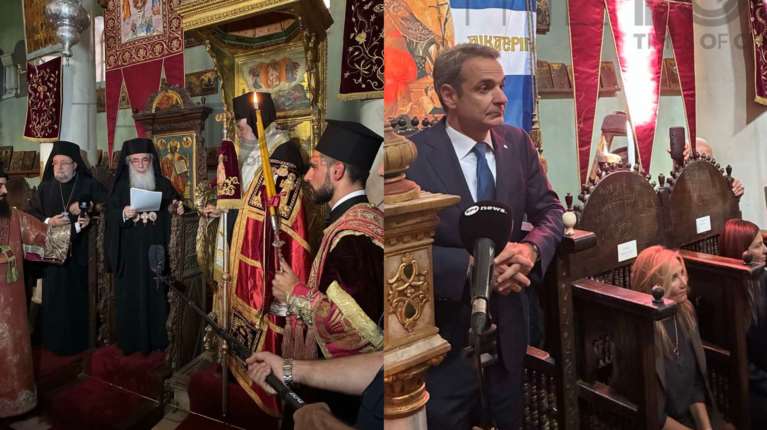 Μονή Σινά: Η ενθρόνιση του Αρχιεπισκόπου Συμεών - Παρών ο Κ. Μητσοτάκης και η Μαρέβα [αποκλειστικές εικόνες]