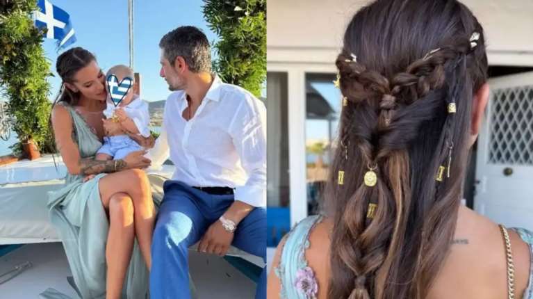 Εριέττα Κούρκουλου Λάτση - Βύρων Βασιλειάδης: Βάφτισαν τον γιο τους Λέοντα στην Πάρο - Η σπουδαία δωρεά για τη Γάζα [εικόνες]