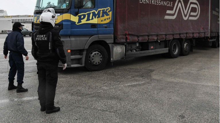 Φορτηγό Αστυνομία Λιμάνι Πάτρα