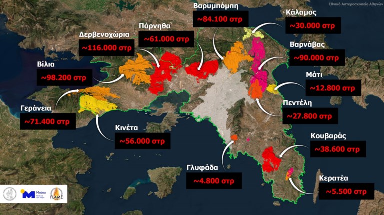 meteo καμμένα