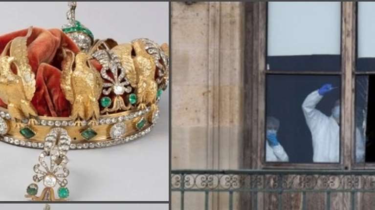 Κλοπή του αιώνα στο Μουσείο του Λούβρου: Το τσαλαπατημένο στέμμα που έπεσε από τους ληστές - Οι πρώτες εικόνες