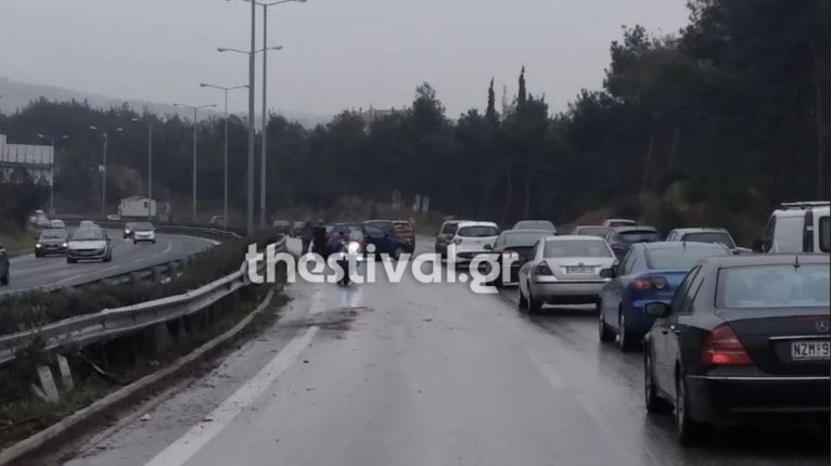 καραμπόλα στη Θεσσαλονίκη