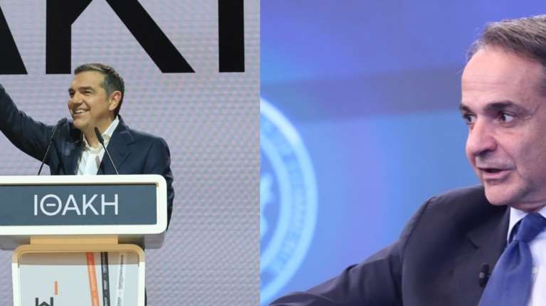 O Τσίπρας ζητά &quot;σοκ δημοκρατίας&quot; και ο Μητσοτάκης παίζει το χαρτί της σταθερότητας - &quot;Μας γυρίζει στο 2015&quot;