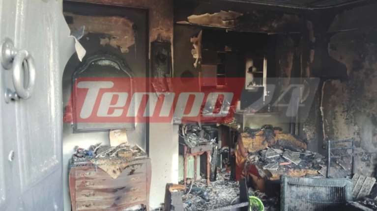 Πάτρα: Ένας νεκρός από φωτιά σε σπίτι στον Καστελλόκαμπο – Πρώην διαιτητής το θύμα