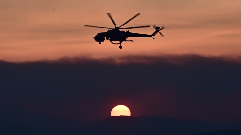 Φωτιά ελικόπτερο