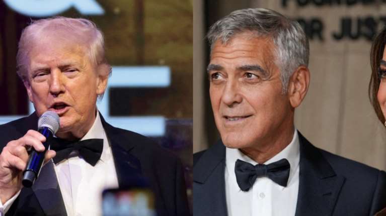 Ο Τραμπ ειρωνεύεται τους Κλούνεϊ για τη γαλλική υπηκοότητα: "Καλά νέα, πάνε σε χώρα με σοβαρό πρόβλημα μετανάστευσης"