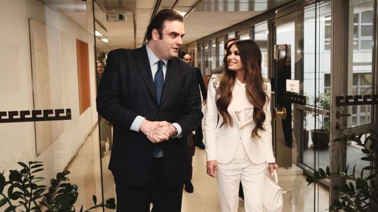 Συνάντηση Γκίλφοϊλ με Πιερρακάκη για επενδύσεις και οικονομική συνεργασία [εικόνες]