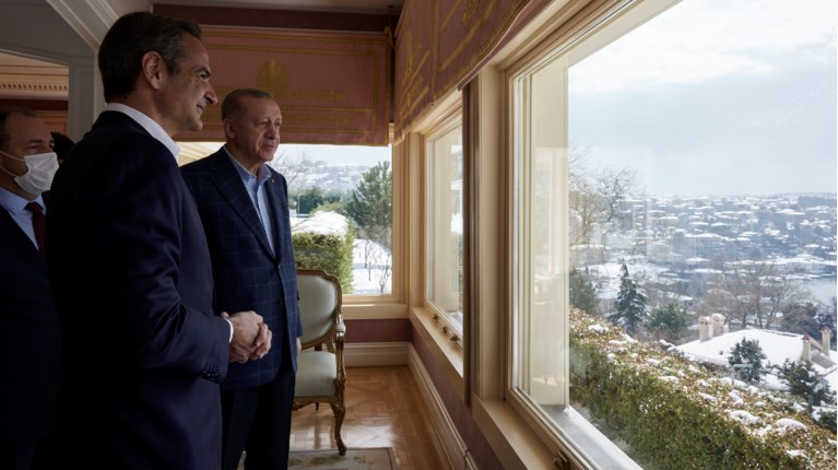 μητσοτακης με ερντογαν