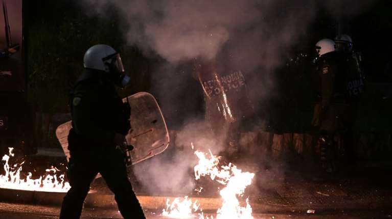 Καταγγελίες για αστυνομική βία στην πορεία για την Παλαιστίνη [βίντεο]