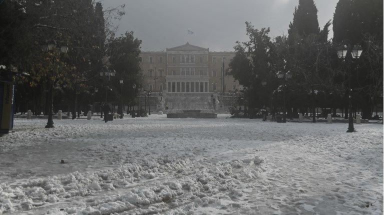χιονια αθηνα