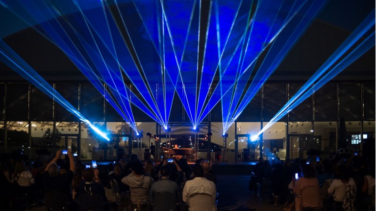 Piano City Athens_Cosmos Laser Show - The Ellinikon Experience Centre