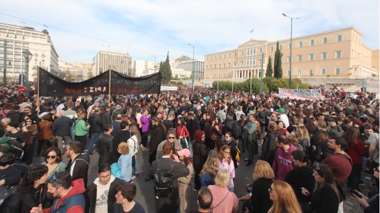 Σύνταγμα - Συλλαλητήριο για τα Τέμπη