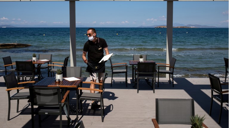 Παραλία Μαγαζί Σερβιτόρος