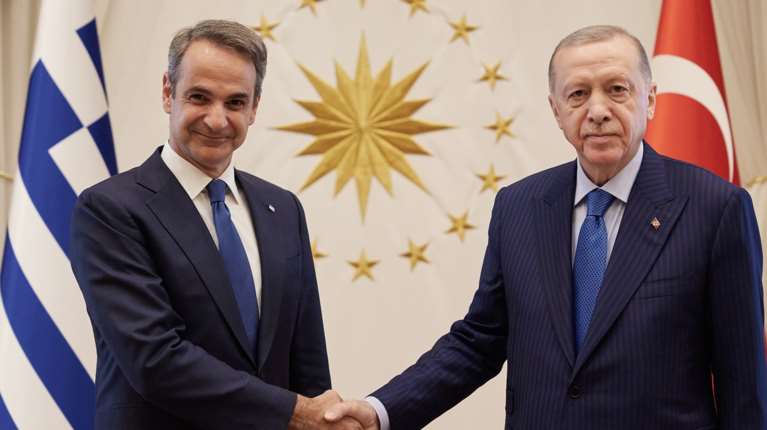 Ερντογάν λίγο πριν τη συνάντηση με Μητσοτάκη: Θέλουμε ειρήνη και ασφάλεια με τους γείτονές μας