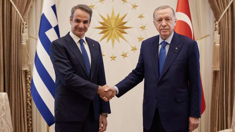 Ερντογάν λίγο πριν τη συνάντηση με Μητσοτάκη: Θέλουμε ειρήνη και ασφάλεια με τους γείτονές μας