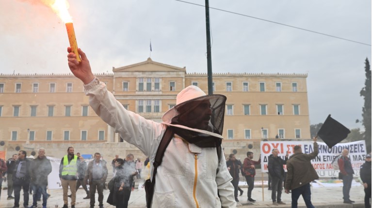 Μελισσοκόμοι στο Σύνταγμα