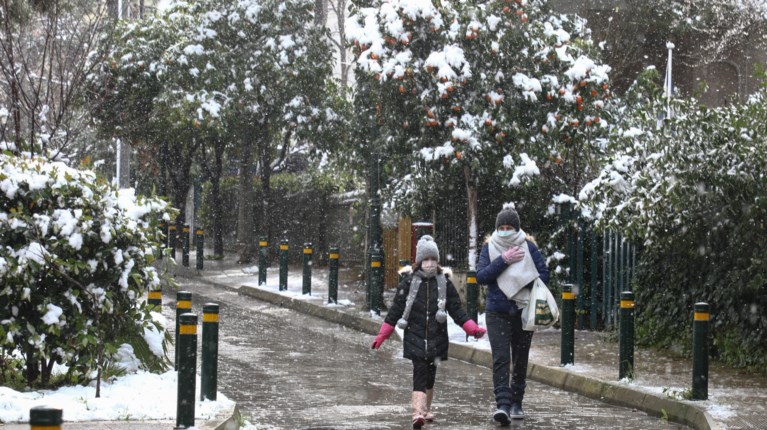 Χιόνια Αθήνα