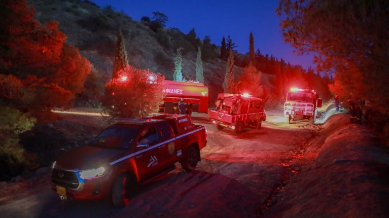 Φωτιά Γαλάτσι άλσος Πυροσβεστικά