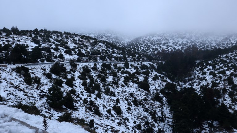 χιονια παρνηθα