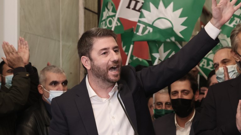 Νικος Ανδρουλάκης στη Χαριλάου Τρικούπη