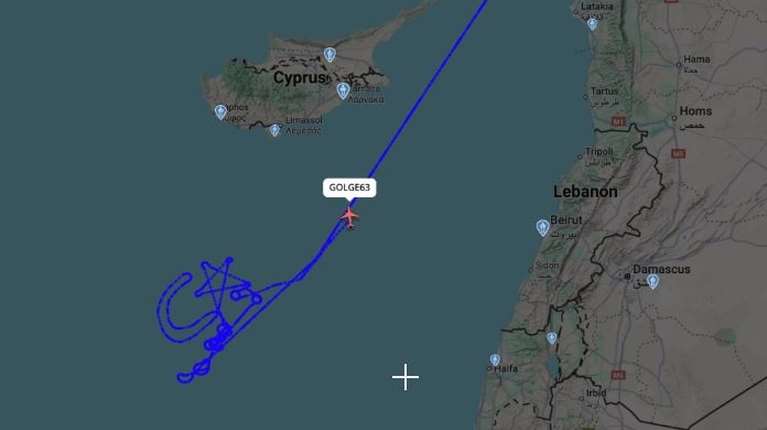 Η &quot;εναέρια προπαγάνδα&quot; της Τουρκίας: Drone σχημάτισε την ημισέληνο με το αστέρι στον ουρανό της Ανατολικής Μεσογείου