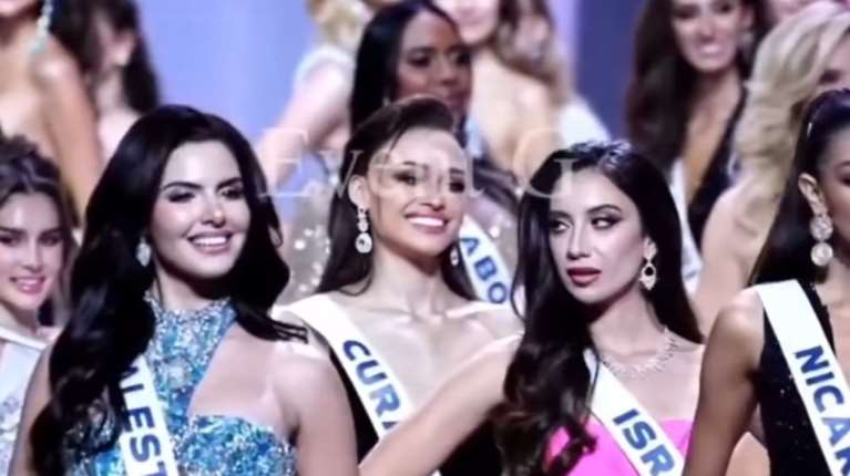 Μις Υφήλιος: Viral η Ισραηλινή για το σκληρό &quot;κάρφωμα&quot; με τα μάτια στην Παλαιστίνια - Χαμός στα social