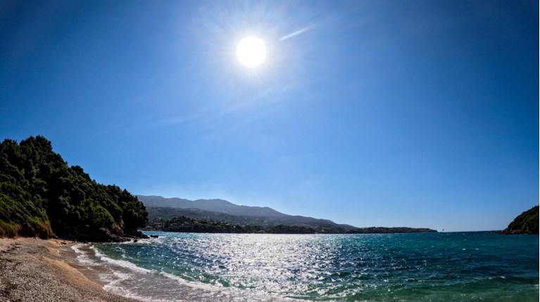 καιρός ζέστη παραλία