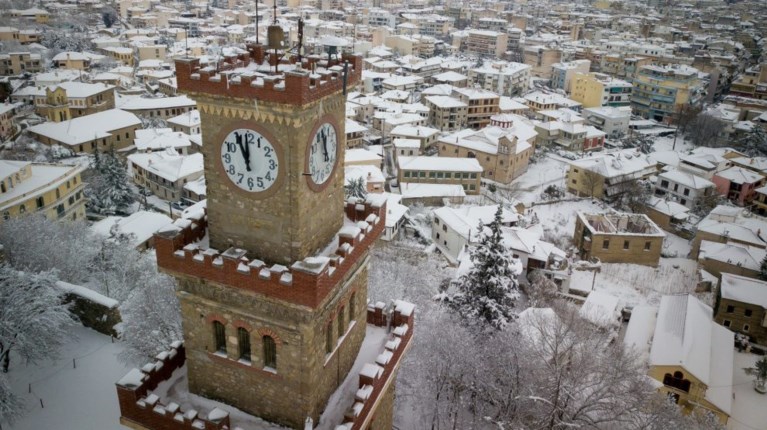 τρίκαλα χιόνια