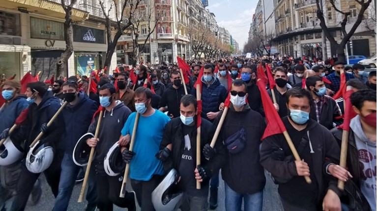 Πορεία φοιτητές Θεσσαλονίκη