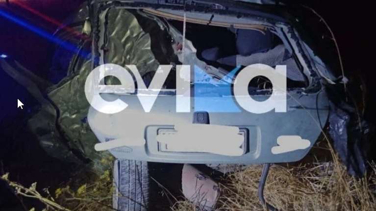 Θανατηφόρο τροχαίο στην Κάρυστο: Νεκρός 27χρονος - Το αυτοκίνητο του καρφώθηκε σε κολώνα