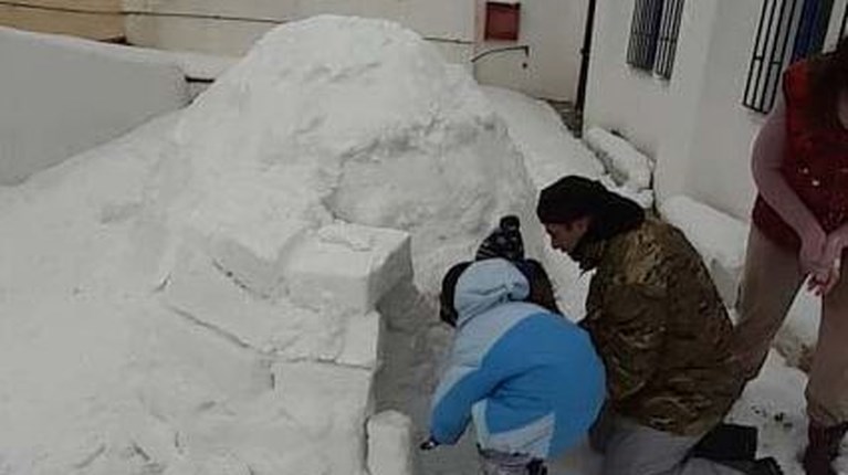 χιόνι άνδρος