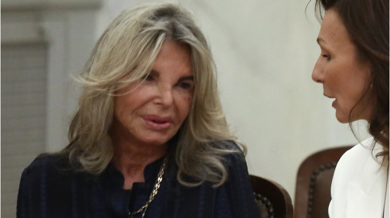 Ήβη Γόντικα: η μητέρα της Μαρέβα στο πλευρό του Μητσοτάκη