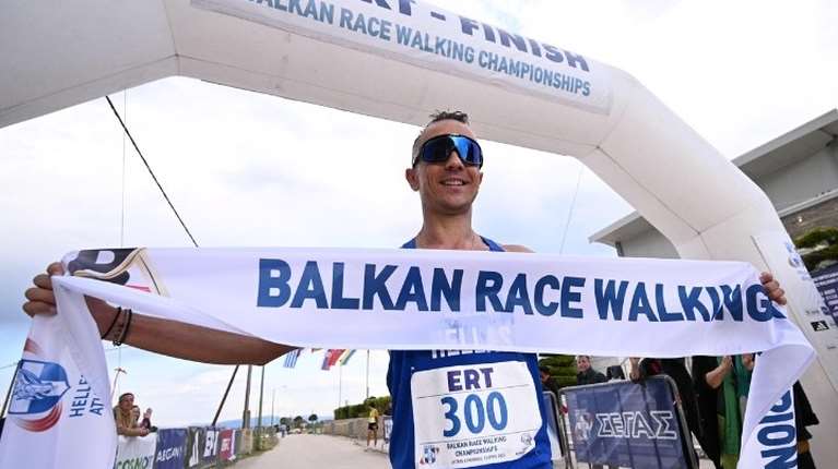 Βαλκανικό Πρωτάθλημα βάδην: Τρία χρυσά μετάλλια από τους Παπαμιχαήλ, Αλικανιώτη και Σάλτη