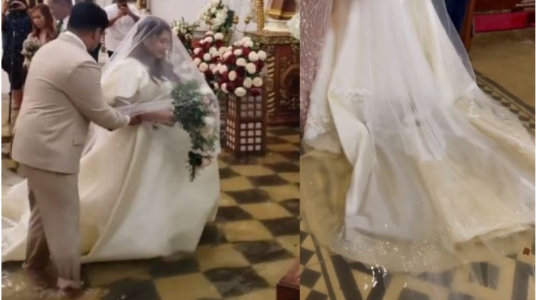 Φιλιππίνες γάμος πλημμύρα